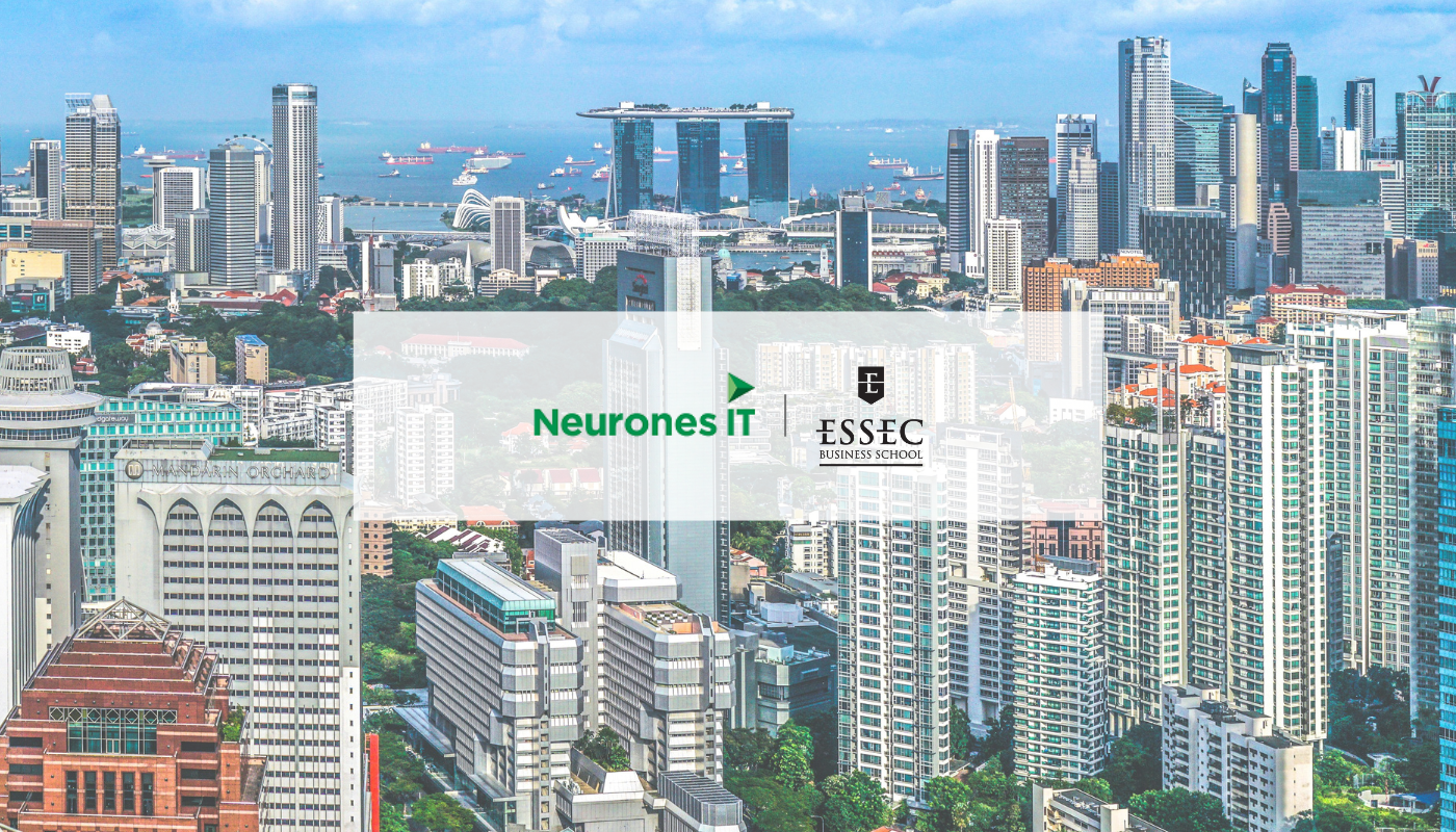 Neurones IT Asia deploys Meraki network infrastructure at ESSEC Singapore Campus, featuring Singapore cityscape Neurones IT Asia deploys Meraki network infrastructure at ESSEC Singapore Campus, featuring Singapore cityscape